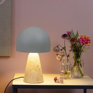 Brilliant 94702/09 Stolní lampa NALAM béžová+ TRAVERTIN