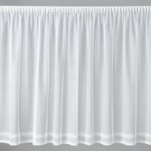BELLATEX Záclona kusová se stuhou Bílá 130x220 cm (výška x šířka)