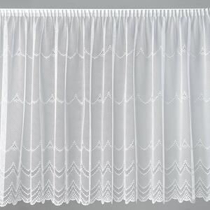 BELLATEX Záclona kusová se stuhou Bílá 250x200 cm (výška x šířka)