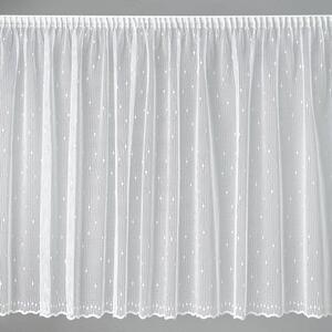 BELLATEX Záclona kusová se stuhou Bílá 120x220 cm (výška x šířka)