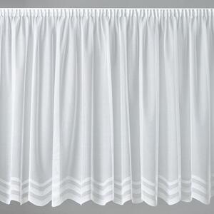 BELLATEX Záclona kusová se stuhou Bílá 250x200 cm (výška x šířka)