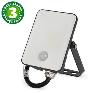 Prémiový bezrámový LED reflektor s čidlem pohybu, 20W, 1800lm, denní, 3 roky záruka