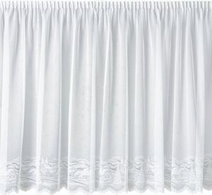 BELLATEX Záclona kusová se stuhou Bílá 120x220 cm (výška x šířka)
