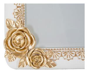 Béžový fotorámeček s detaily ve zlaté barvě Mauro Ferretti Rose, 21 x 26 cm