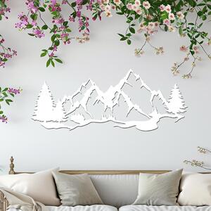 Dřevo života | Dřevěná dekorace Horské údolí | Rozměry (cm): 40x16 | Barva: Třešeň