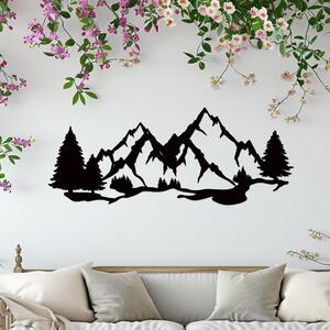 Dřevo života | Dřevěná dekorace Horské údolí | Rozměry (cm): 40x16 | Barva: Ořech