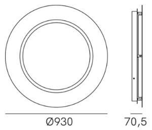 Il Fanale Designové nástěnné svítidlo DEA ø 930 mm