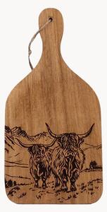 Servírovací prkénko z dubového dřeva Highland Cow