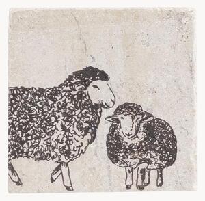 Sada podtácků Sheep, 4 díly