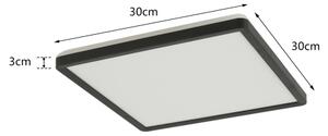 Brilagi - LED Koupelnové svítidlo ULTRA SLIM LED/18W/230V 30x30 cm černá IP54