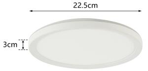 Brilagi - LED Koupelnové svítidlo ULTRA SLIM LED/12W/230V pr. 22,5 cm bílá IP54