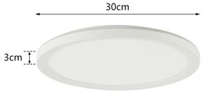 Brilagi - LED Koupelnové svítidlo ULTRA SLIM LED/18W/230V pr. 30 cm bílá IP54