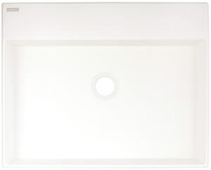 Deante Correo, granitové umyvadlo na desku 500x400x125 mm, bílá, DEA-CQR_AU5S