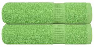 Ručníky FROGN 2 ks jablečně zelené 100x150 cm 360 g/m² 137028