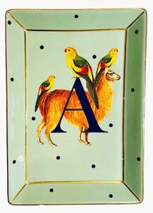 Dekorativní tác z kostního porcelánu Alpaca
