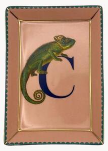 Dekorativní tác z kostního porcelánu Chameleon