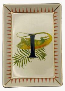 Dekorativní tác z kostního porcelánu Iguana