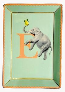 Dekorativní tác z kostního porcelánu Elephant