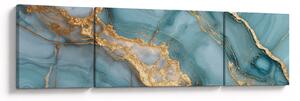 Obraz - Tyrkysový mramor (170x50 cm)