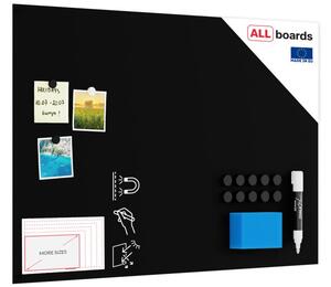 Bezrámová magnetická křídová tabule magnetický panel SLIMboard 90x60 cm, NFCH90x60