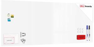 Magnetická tabule SLIMboard bezrámová smazatelná za sucha 300x120 cm, PME300x120