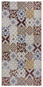 Hans Home | Běhoun Cappuccino 105881 Mosaik Brown Multicolored