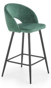 Židle barová Selli 65cm zelená