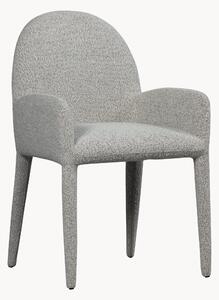 Bouclé židle's područkami Elegance