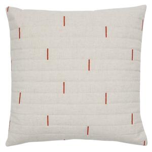 Bílo-červený povlak na polštář Kave Home Blaina 45 x 45 cm
