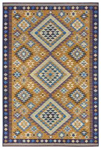 Hanse Home Collection koberce Kusový koberec Cappuccino 105874 Peso Yellow Purple ROZMĚR: 120x170