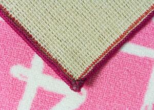 BrenoKusový koberec HOPSCOTCH - Skákací panák - pink, Růžová, 75 x 145 cm