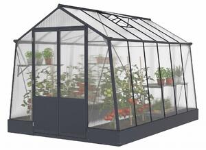 Hliníkový skleník Lilia 2,5 x 3,7 m CoverTech antracitový