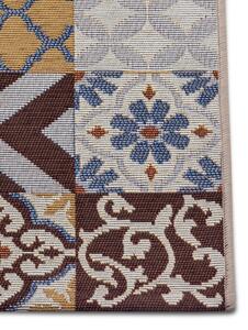 Hanse Home Collection koberce Běhoun Cappuccino 105881 Mosaik Brown Multicolored ROZMĚR: 75x150
