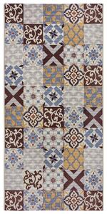 Hanse Home Collection koberce Běhoun Cappuccino 105881 Mosaik Brown Multicolored - 75x150 cm