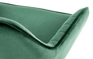 Židle barová Roxie velvet green