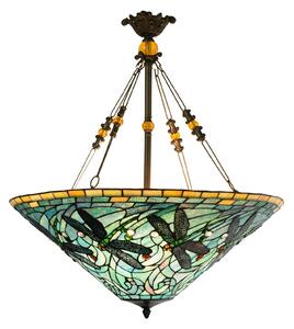Závěsné světlo 5975, barevný design Tiffany