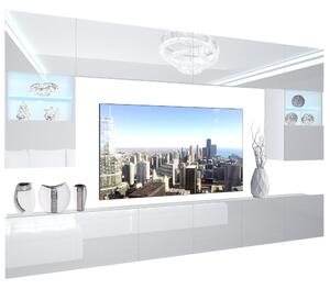 Obývací stěna Belini Premium Full Version bílý lesk + LED osvětlení Nexum 2 Výrobce