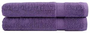 Premium ručníky SOLUND 2 ks fialové 80 x 200 cm 600 g/m² 137362