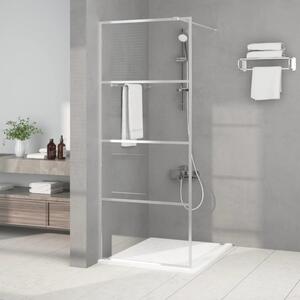 Sprchová zástěna walk-in stříbrná 80 x 195 cm čiré ESG sklo 152135