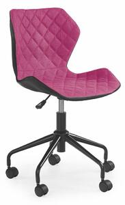 Kvíz Černá kancelářská židle růžová/černá