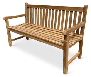 Zahradní dřevěná lavice z teaku Roma 150 cm