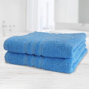 Sada 2 ks froté ručníků STANDARD modrá 30 x 50 cm