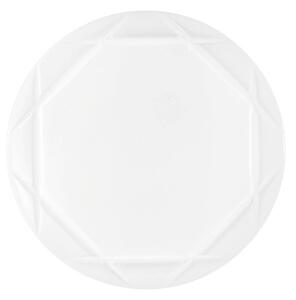 F.A.N. Europe LED stropní svítidlo Elixir, Ø 40 cm, bílé, plast,, Bílá / opál, Obývací pokoj / jídelna, Plast, Moderní