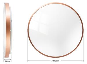 BRILAGI - LED Stmív. svítidlo GLASS POOL DOUBLE LED/48W/230V 40 cm měděná + DO
