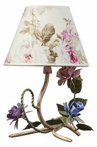 BRILAGI - Stolní lampa ROMANCE 1xE14/40W/230V pestrobarevná/béžová/patina