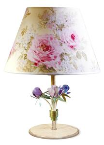 BRILAGI - Stolní lampa ROMANCE 1xE27/60W/230V pestrobarevná/zlatá/patina