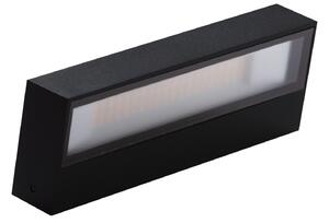 AZzardo Venkovní nástěnné svítidlo Cosel, IP54, d 22,3cm, 2x8W Barva: Černá