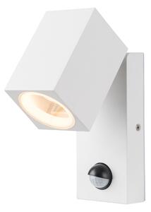 AZzardo Venkovní nástěnné svítidlo Goran s pohybovým senzorem, IP54 Barva: Bílá