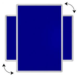 Allboards, Textilní nástenka 60x40 cm (modrá), TF64N