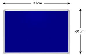 Allboards, Textilní nástěnka 90x60 cm (modrá), TF96N